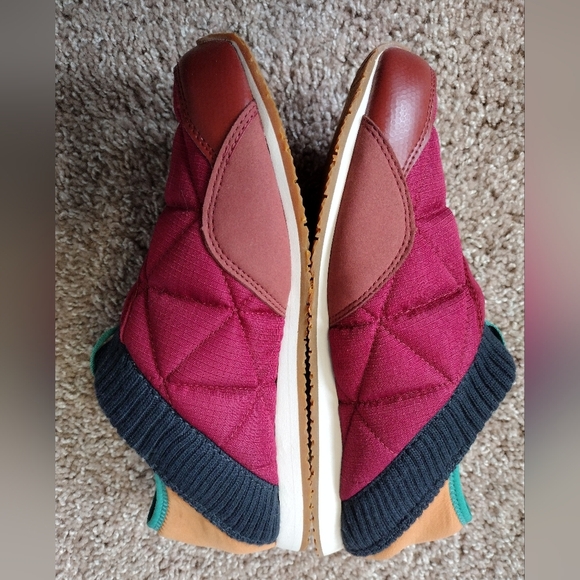 Teva ReEMBER Quilted Slip-On Shoes - Burgundy and Teal - Picture 6 of 10